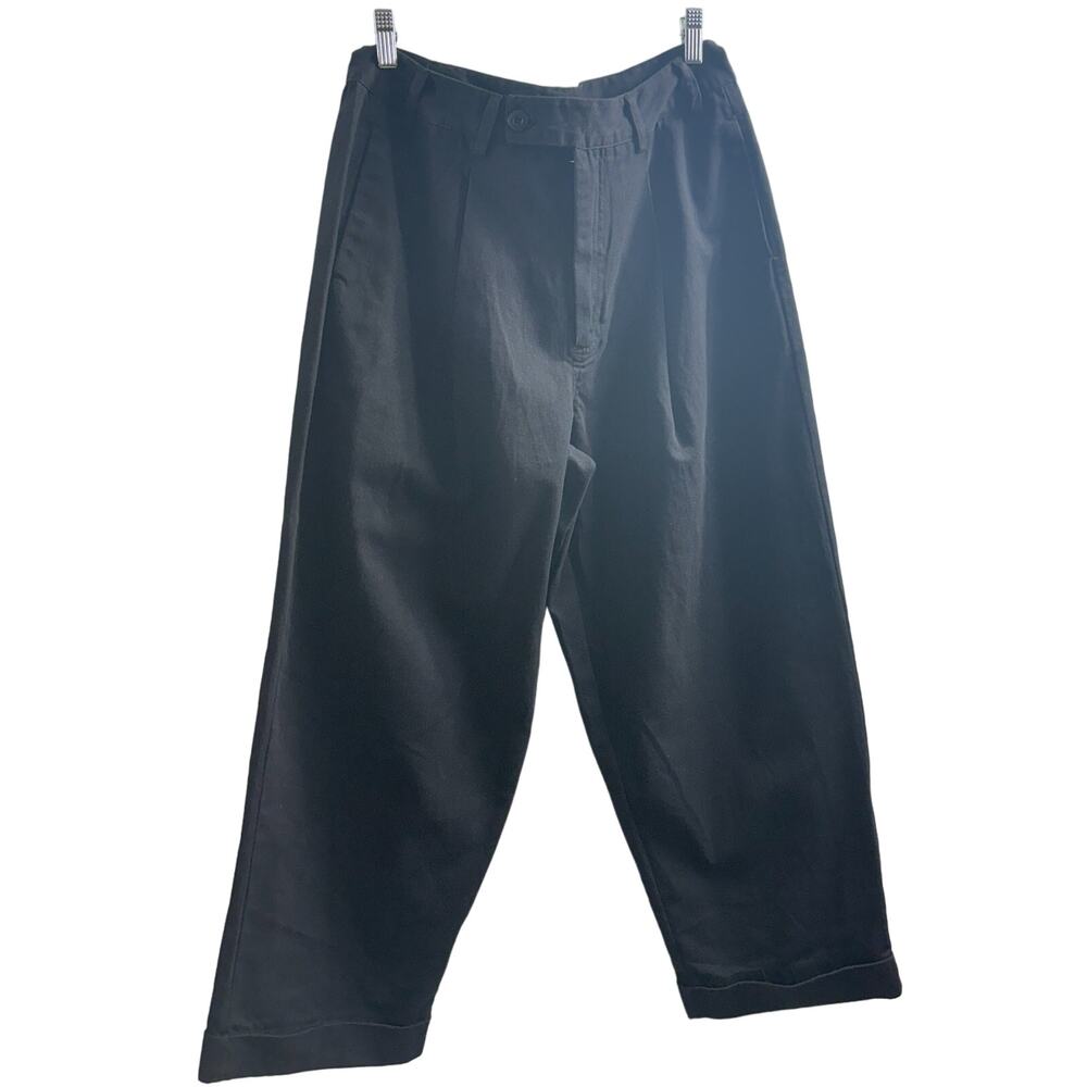 Free People‎ NWOT Pouty Prep Wide-Leg Pants Black Size 6